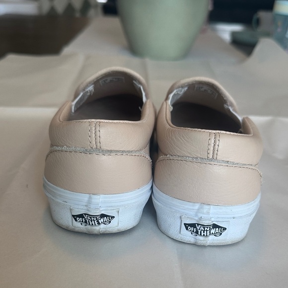 Vans Classic Slip-On Sneakers Frappe Leather Size 6.5 - Picture 6 of 10